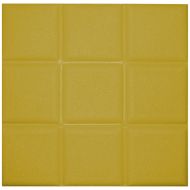Decorative 3D wall panel 30 x 30 cm, self-adhesive, Yellow /51000301/