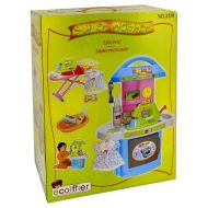 Children’s play set MAXIMA, kitchen, washing machine and ironing board /500804/