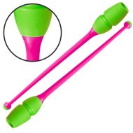 Clubs for rhythmic gymnastics MAXIMA, 45.5 cm, 180 g, connectable, design 5 /30095305N/