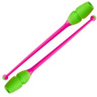 Clubs for rhythmic gymnastics MAXIMA, 45.5 cm, 180 g, connectable, design 5 /30095305N/