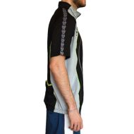 Cycling T-shirt ONEPOLAR, quick-dry, Black with Grey, Size XL /PO292204