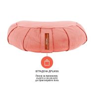 Meditation cushion half-moon MAXIMA, 40 x 26 x 15 cm, Pink /30008202/