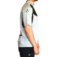 Cycling T-shirt ONEPOLAR, quick-dry, Grey with Black, Size XL /PO292104