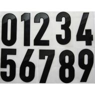 Team number for football, basketball, volleyball and others, H15 cm, Black /49999702/