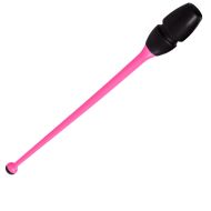 Clubs for rhythmic gymnastics MAXIMA, 45.5 cm, 150 g, with rubber head, connectable, pink /30095304/