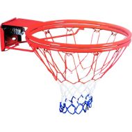 Basketball rim MAXIMA, 43 cm, double spring flexible rim with net /300680/
