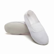 Gymnastics canvas slippers MAXIMA, White, size 35 /40070313/