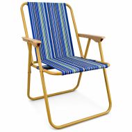 Folding chair MAXIMA, steel and Oxford fabric, Design 4 /60020204/