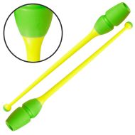 Clubs for rhythmic gymnastics MAXIMA, 45.5 cm, 150 g, with rubber head, connectable /30095304N/
