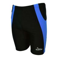 Men's Swimwear, Black with Blue, Size 3XL /40046011/