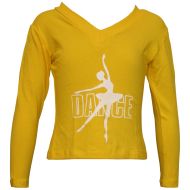 Kids long sleeve T-shirt, Yellow, size XL /40041701/