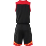Basketball kit MAXIMA, Black with Red and Yellow, size 32 /40022102/