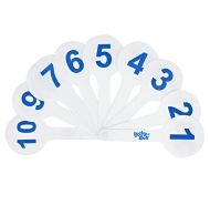 Табелки с цифри и числа 1-20, Двустранни, 10 броя /150321/