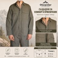 Quick-dry shirt ONE POLAR, Green, Size L /PO250304