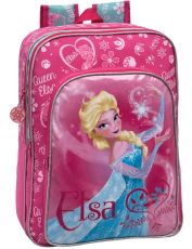 Ученическа раница Disney Frozen - Елза от Замръзналото кралство, 43х32х20 см, С подарък /150766/