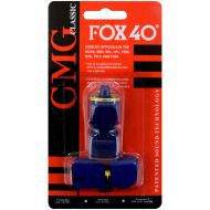 Свирка реферска FOX 40, С връзка и силиконов мундщук, Син /20082703/