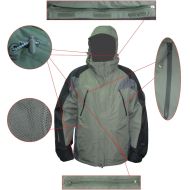 Зимно мъжко яке за ски, сноуборд, туризъм, Зелено, Размер XL /PO211402/